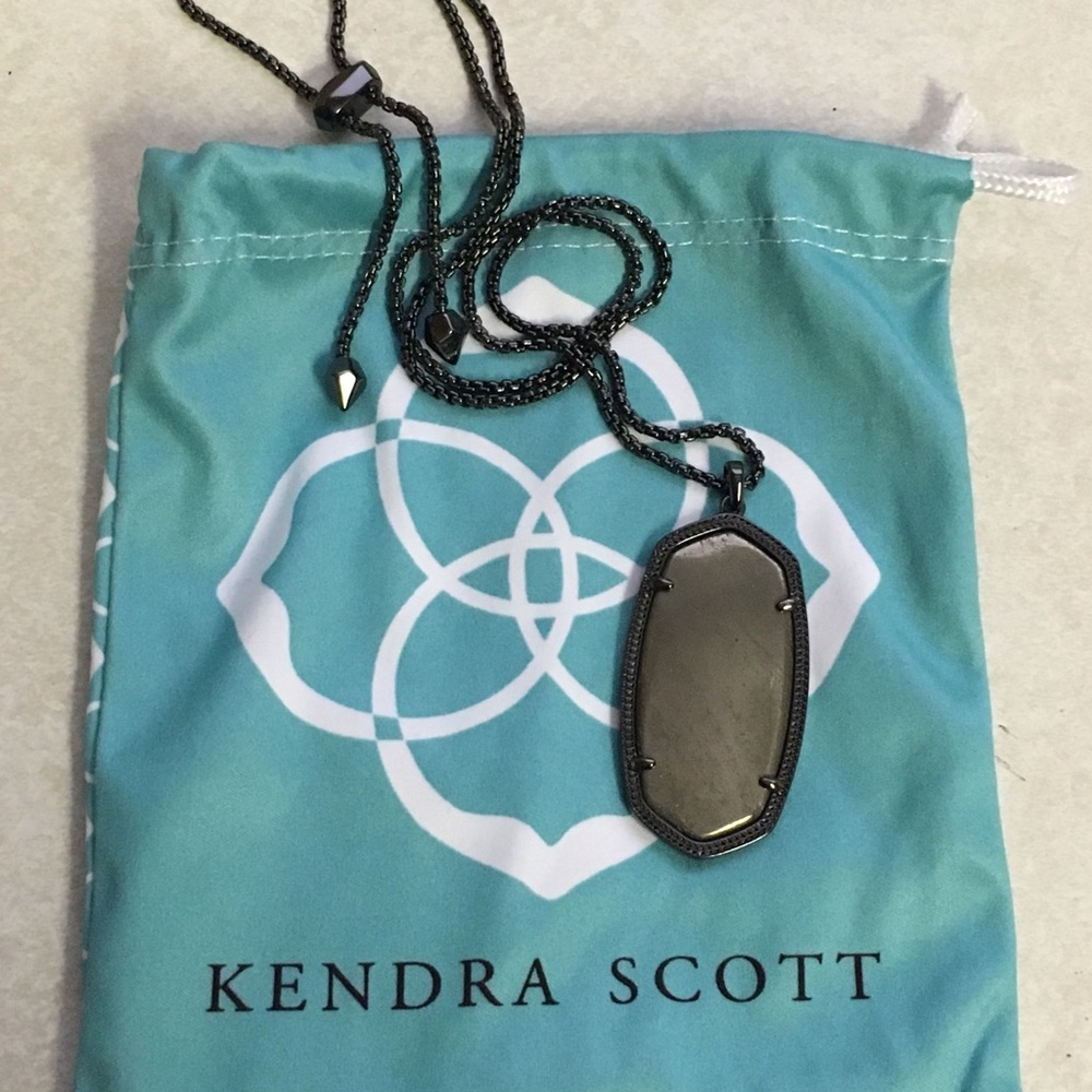 Kendra Scott Reid Necklace with Pyrite Stone